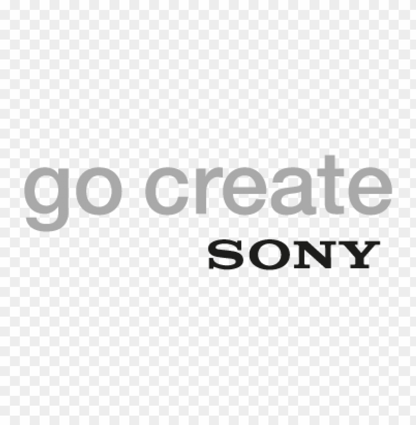  go create sony logo vector free download - 465893