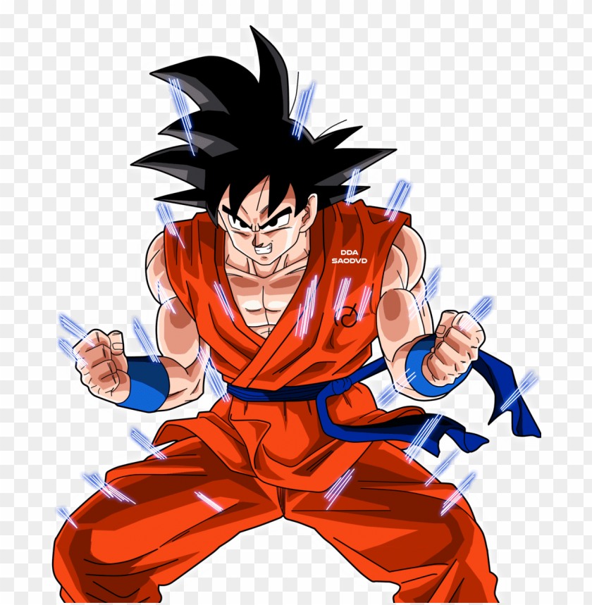 Goku Ready To Fight Png Image With Transparent Background Toppng - goku ssj4 fusion pants roblox