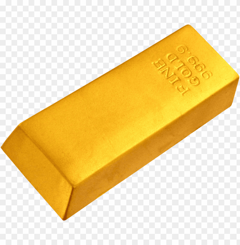 Transparent Background PNG of gold bar - Image ID 14550