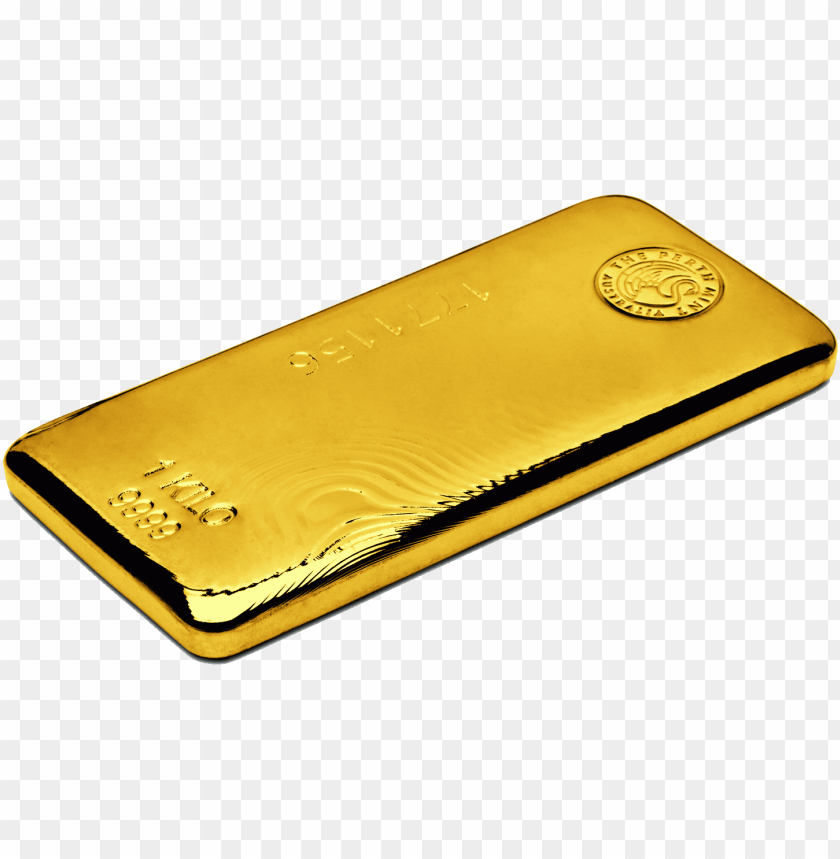 Transparent Background PNG of gold bar - Image ID 14551