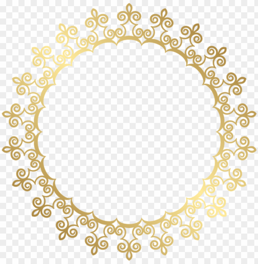 gold border frame png - Free PNG Images ID 7041