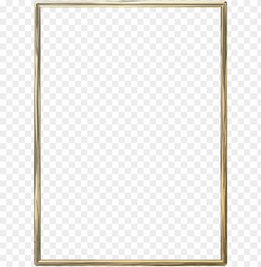 gold border frame png - Free PNG Images ID 7044