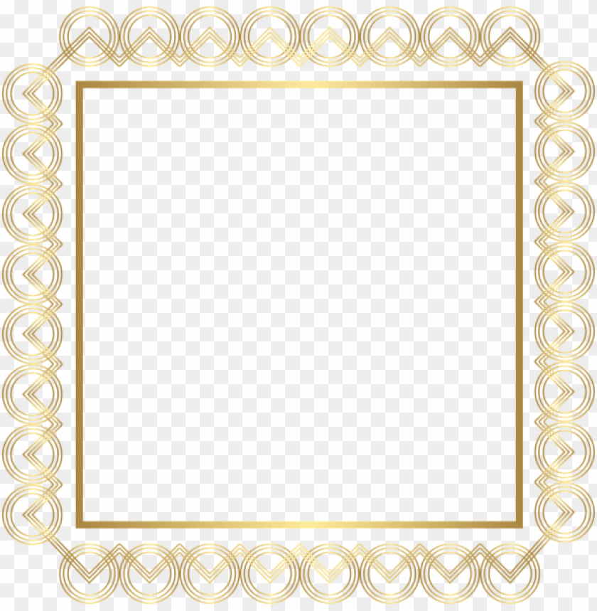 gold border frame