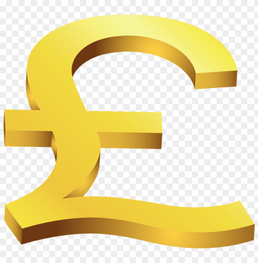 Download gold british pound transparent clipart png photo  @toppng.com