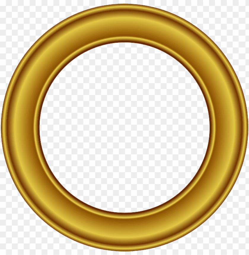 Gold Circle Frame Png PNG Transparent With Clear Background ID