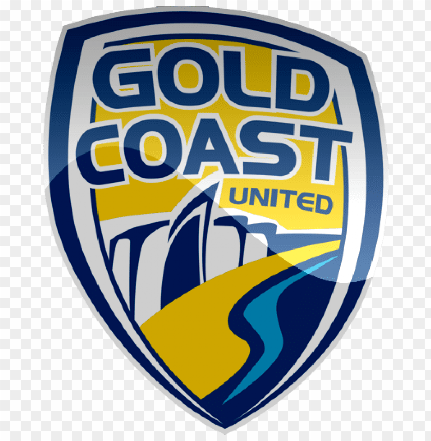 gold coast united logo png png - Free PNG Images ID 34713
