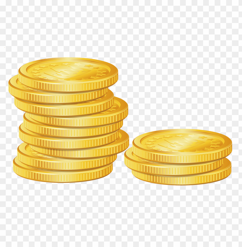 gold coins clipart png photo - 30289