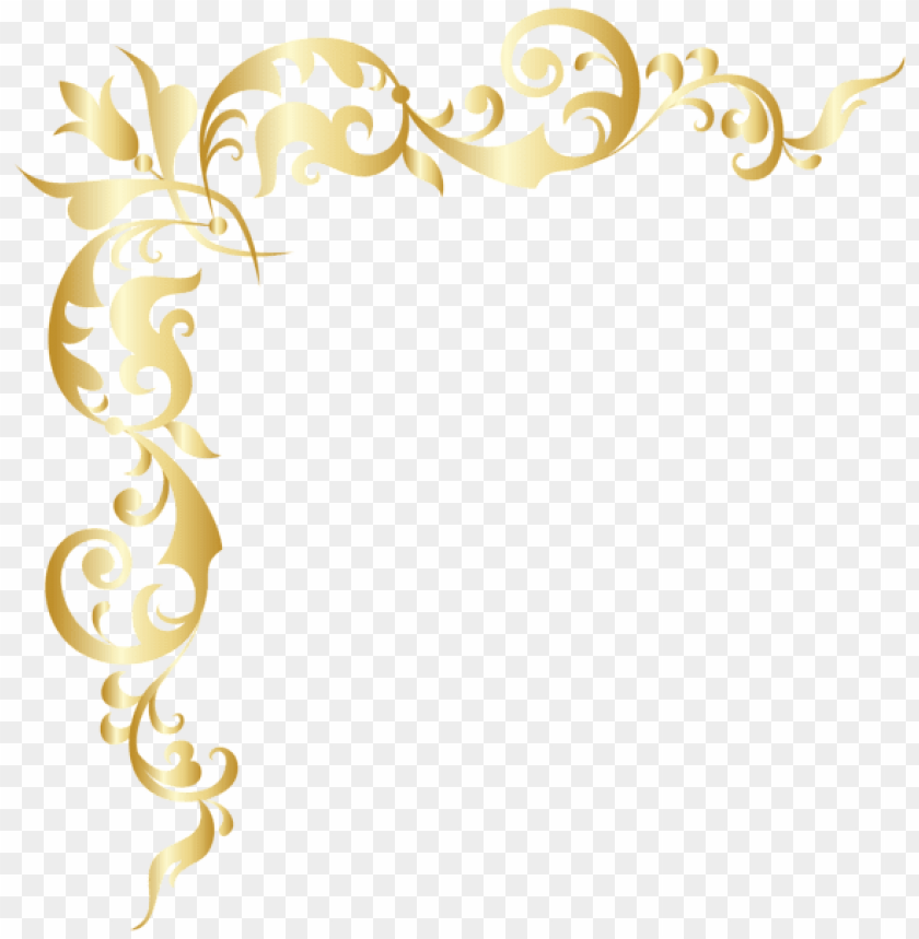 Featured image of post Corner Design Png Gold / Gold pattern frame, gold and brown floral frame transparent background png clipart.