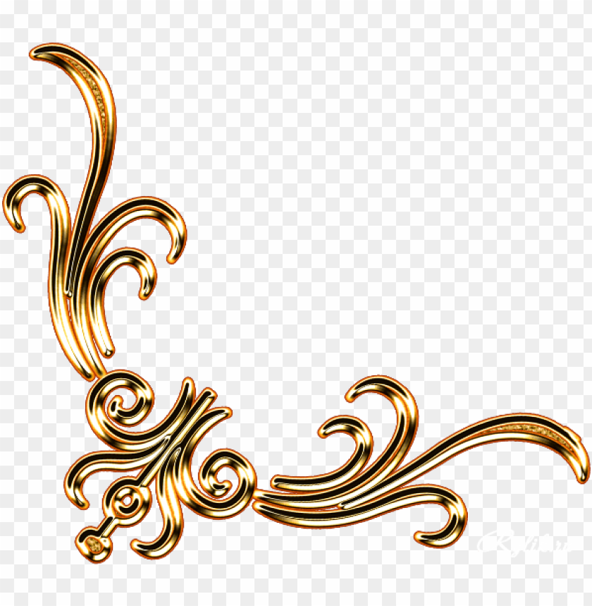 gold corner png PNG transparent with Clear Background ID 114795