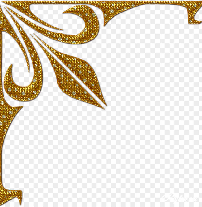 gold corner png PNG image with transparent background | TOPpng