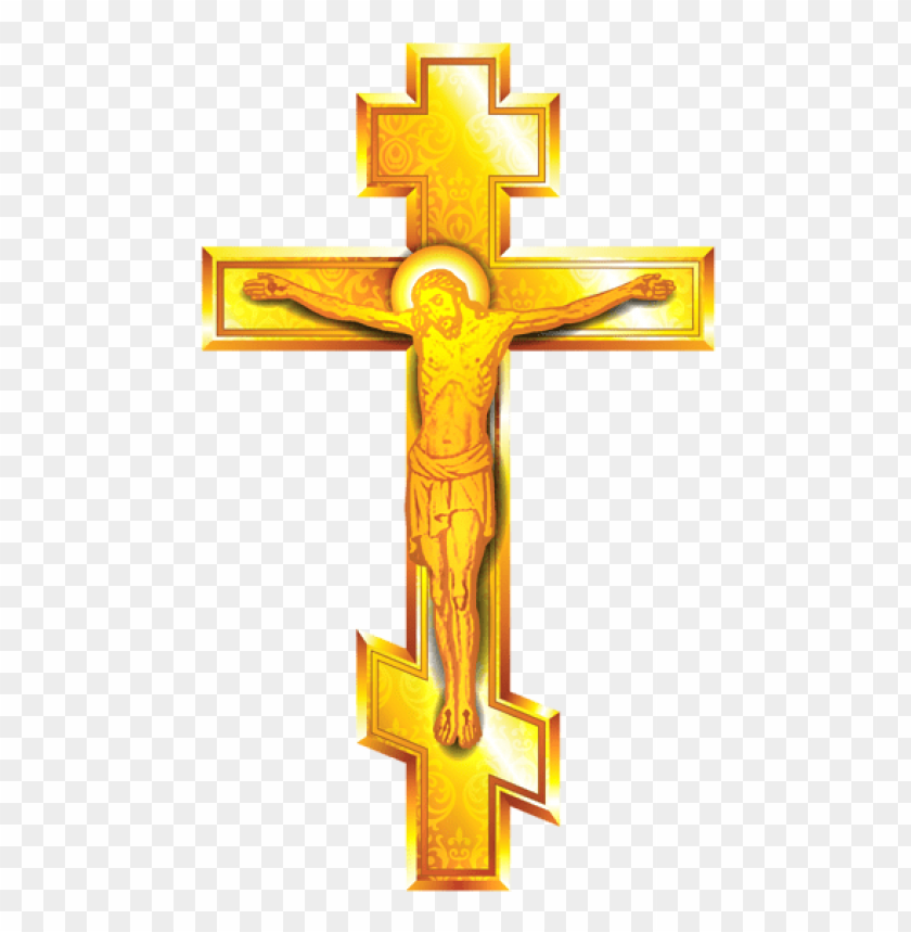 gold cross png images background -  image ID is 50812