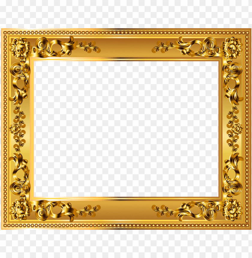 gold deco border frame