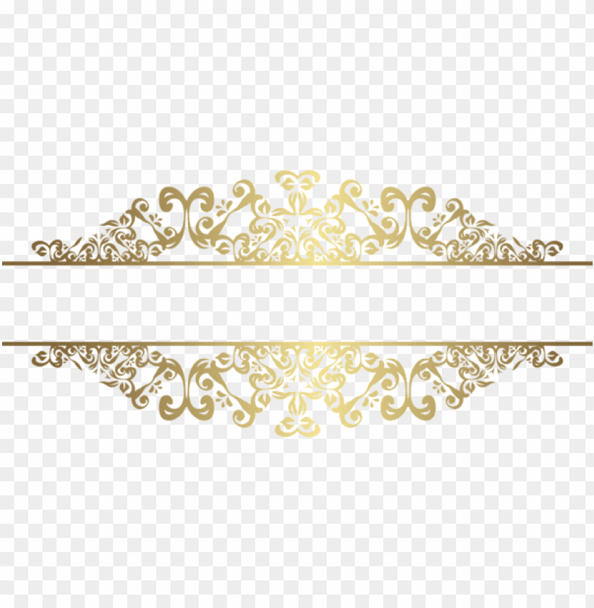 Download Gold Decorative Element Png Clipart Png Photo Toppng