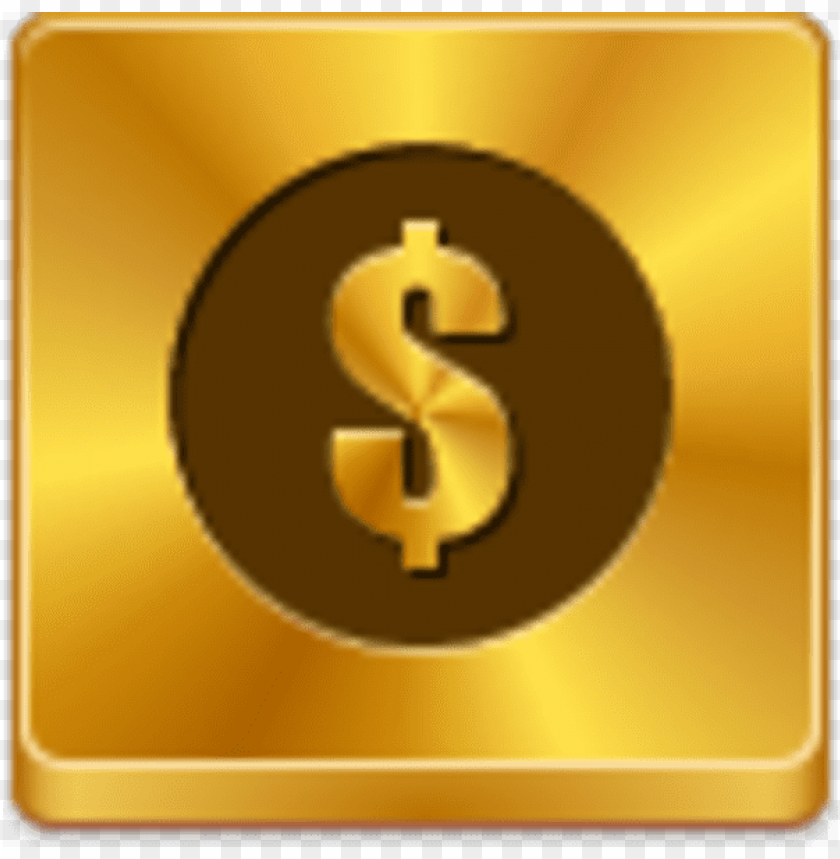 gold dollar icon png PNG transparent with Clear Background ID 115059