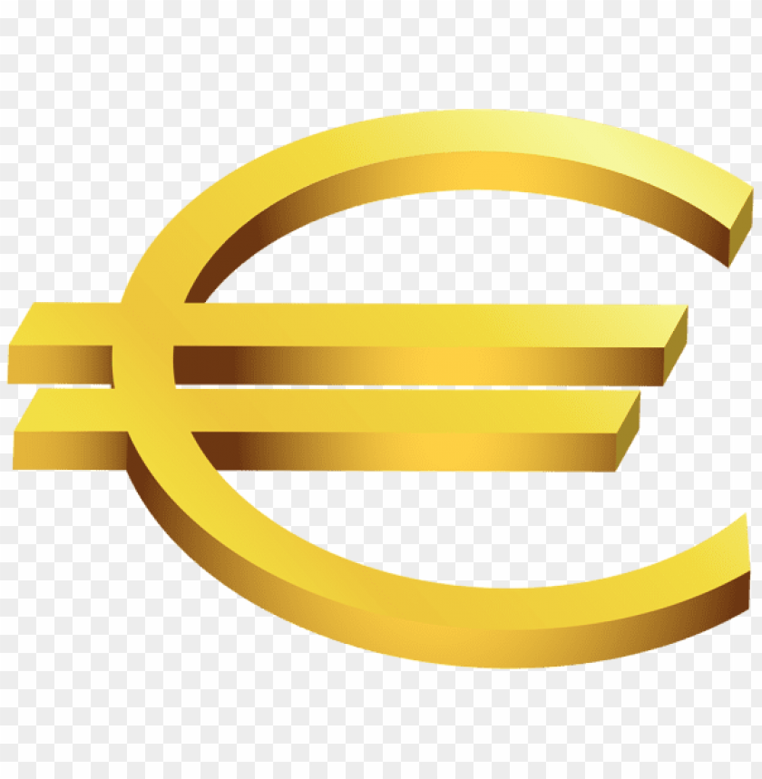 Download gold euro transparent clipart png photo  @toppng.com