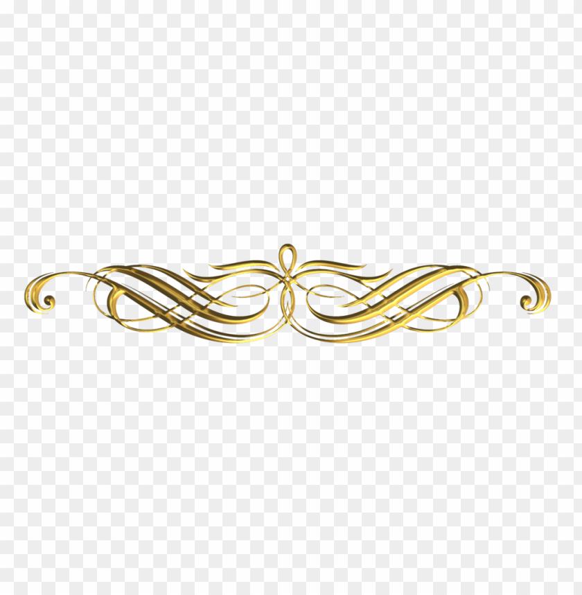 Gold Fancy Line Designs PNG Transparent With Clear Background ID 115731 