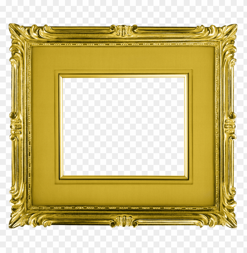 gold frame landscape PNG image with transparent background@toppng.com