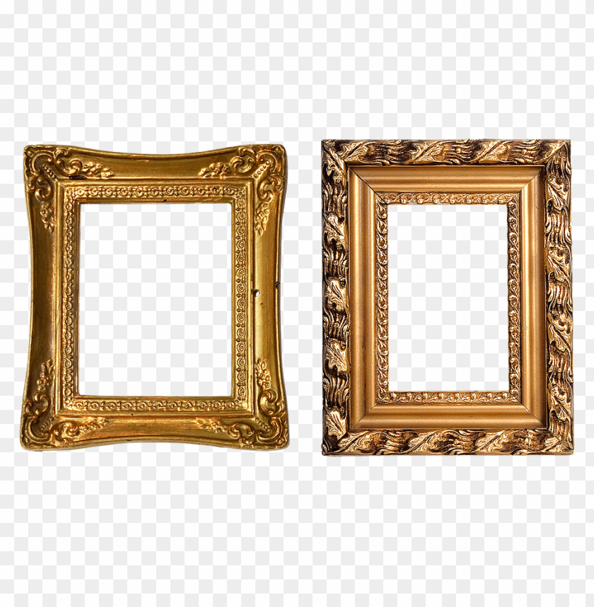 Gold Frame PNG Transparent Background