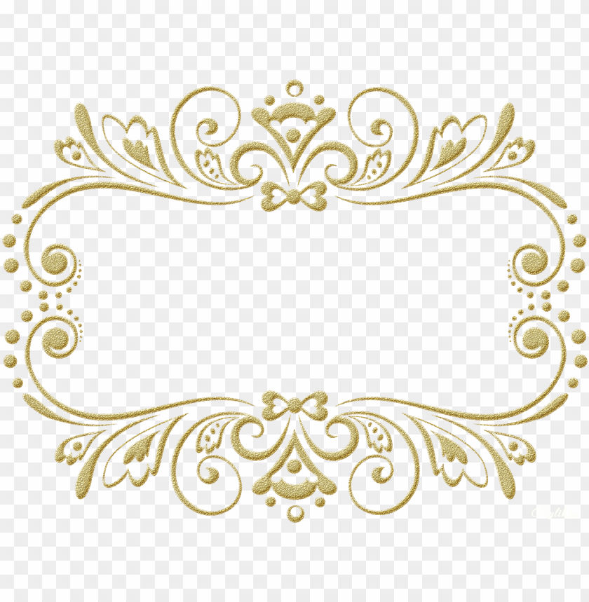 gold frame png PNG image with transparent background | TOPpng