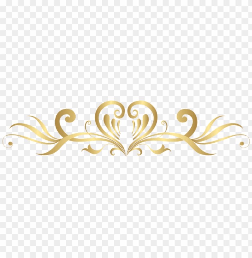 gold heart decoration png