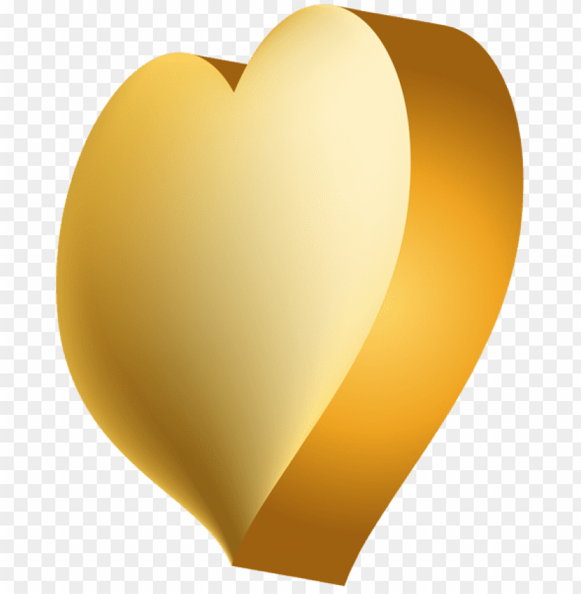 free PNG gold heart transparent png - Free PNG Images PNG images transparent