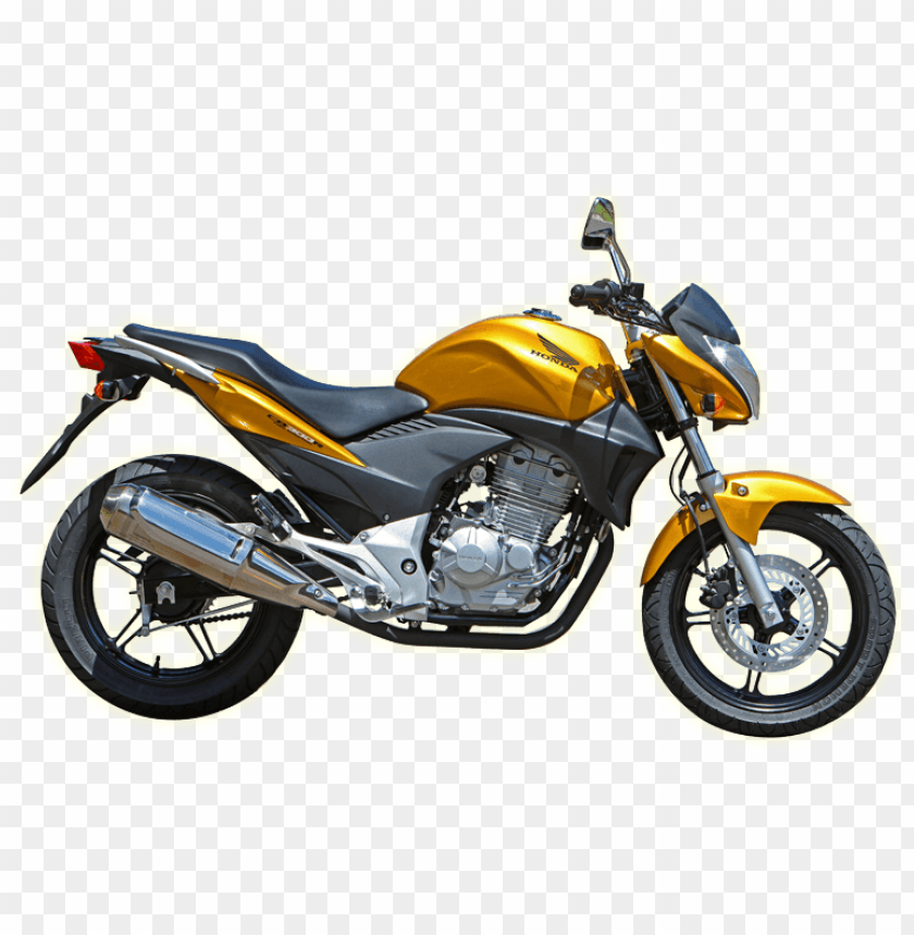 Transparent PNG image Of gold honda motorcycle - Image ID 68255