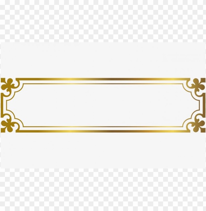 Gold Line Clipart Png Image With Transparent Background Toppng