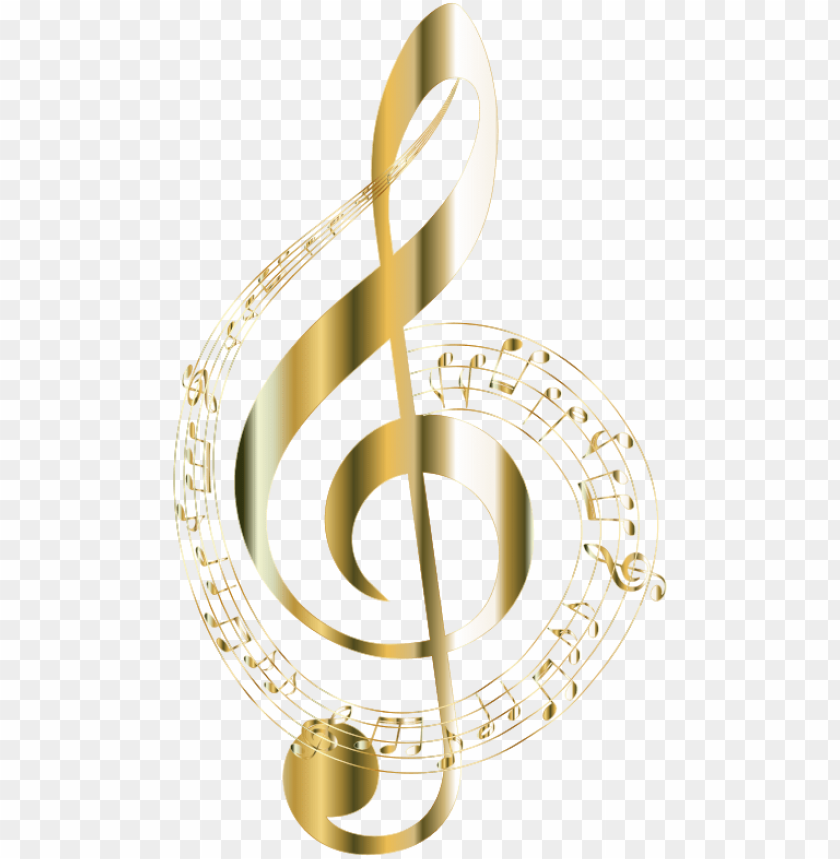 gold music notes png PNG transparent with Clear Background ID 115581