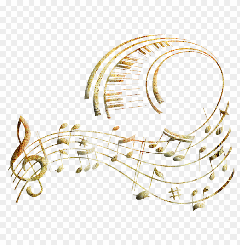 gold music notes png PNG transparent with Clear Background ID 115589