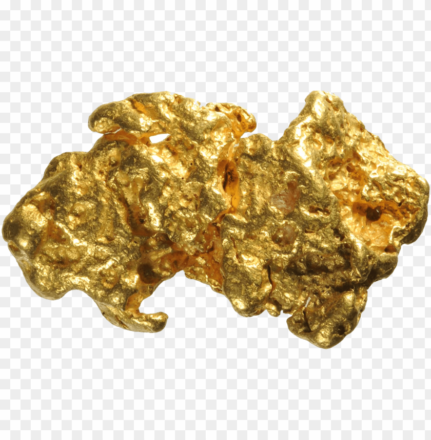 Transparent Background PNG of gold nuggets - Image ID 14533
