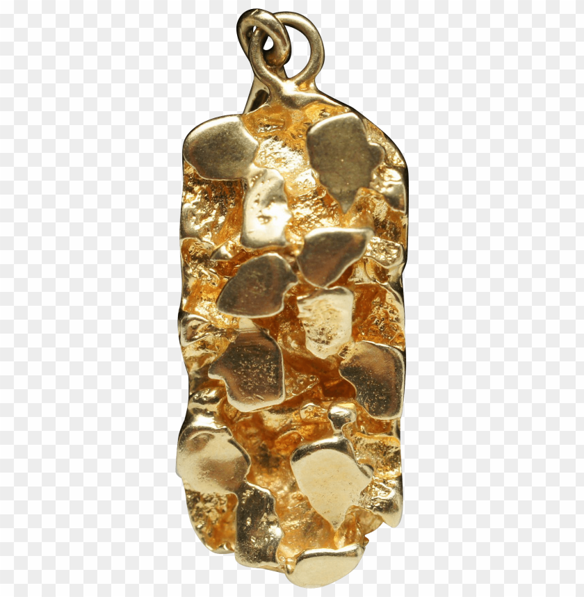 Transparent Background PNG of gold nuggets - Image ID 14534