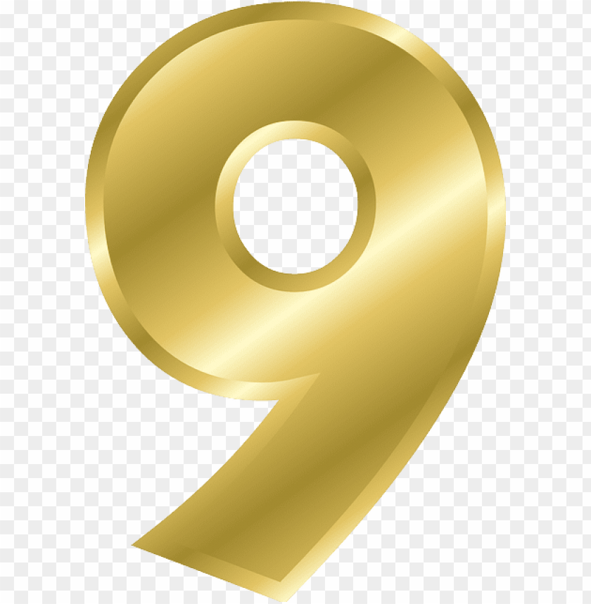 miscellaneous, numbers, gold number 9, 