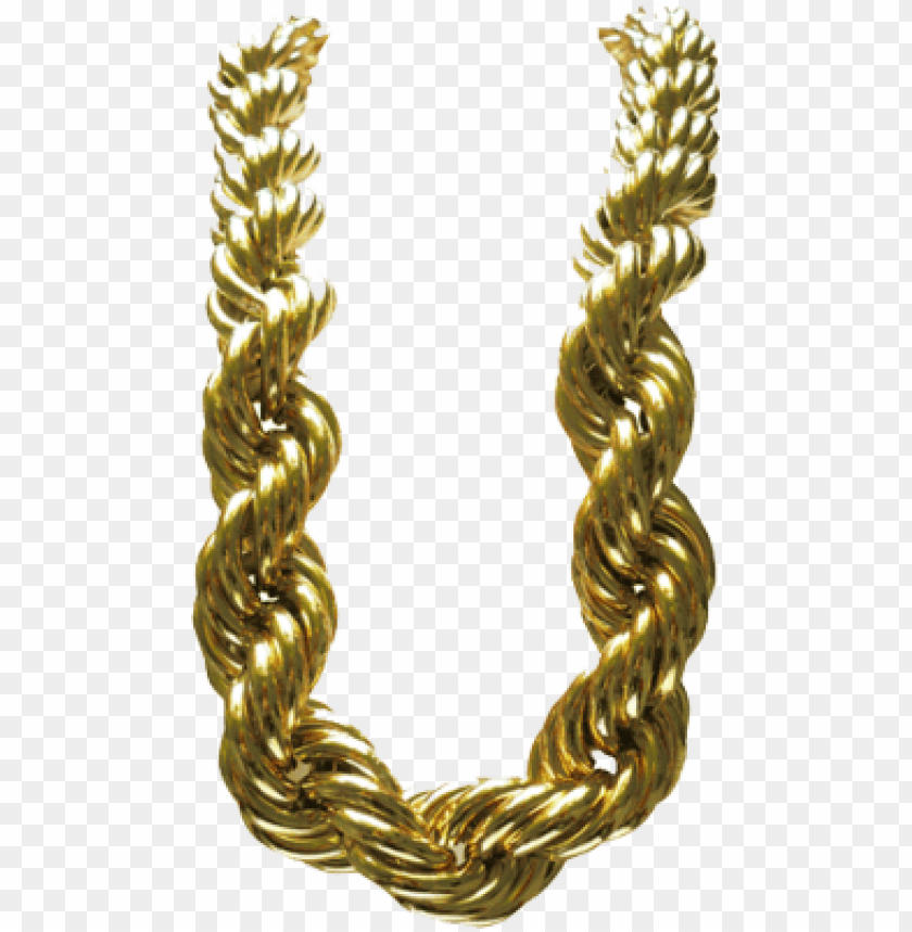 gold rope chain vector