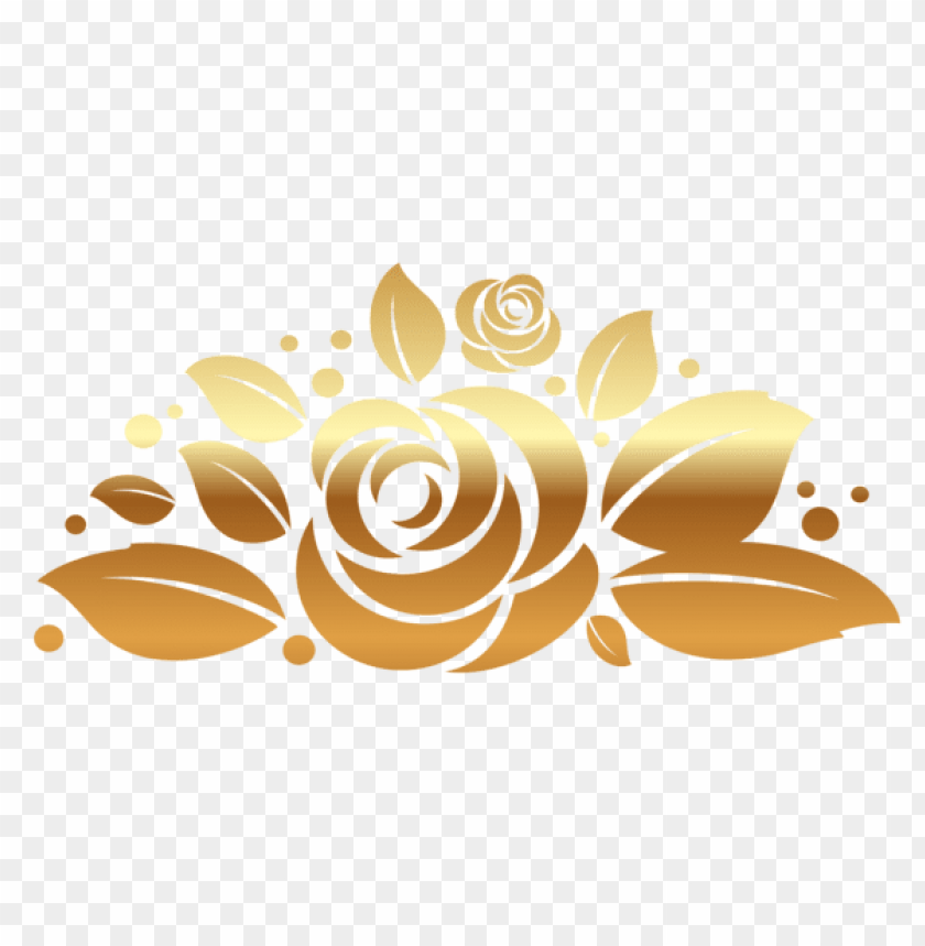 gold rose decorpicture