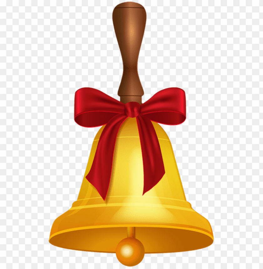 gold school bell clipart png photo - 47547
