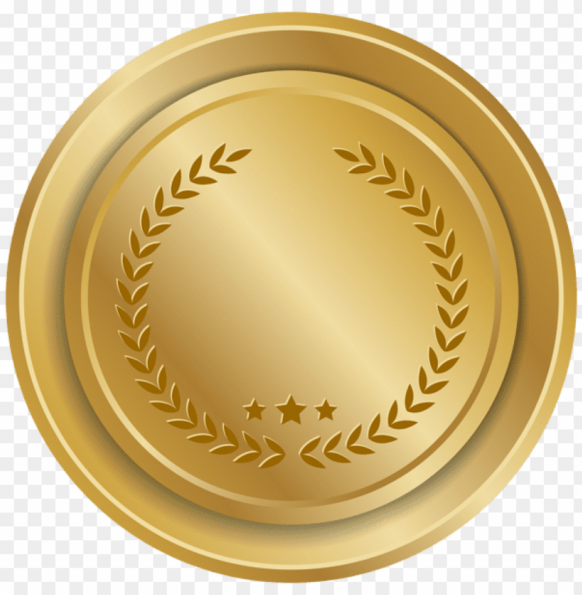 Gold Seal Transparent Clipart Png Photo - 50851 | TOPpng