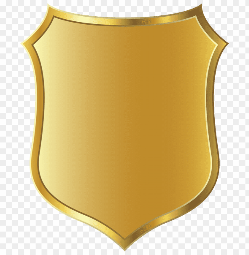 Gold Shield PNG Transparent Background