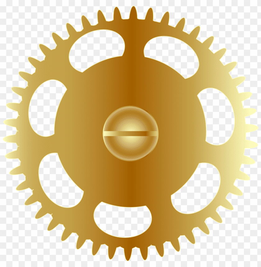 Download gold steampunk gear clipart png photo  @toppng.com