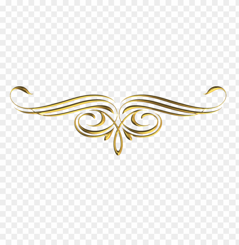 gold swirl design border