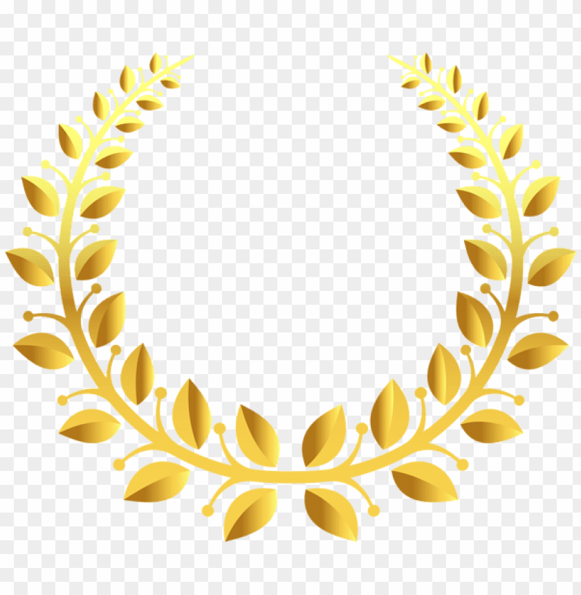 gold wreath transparent