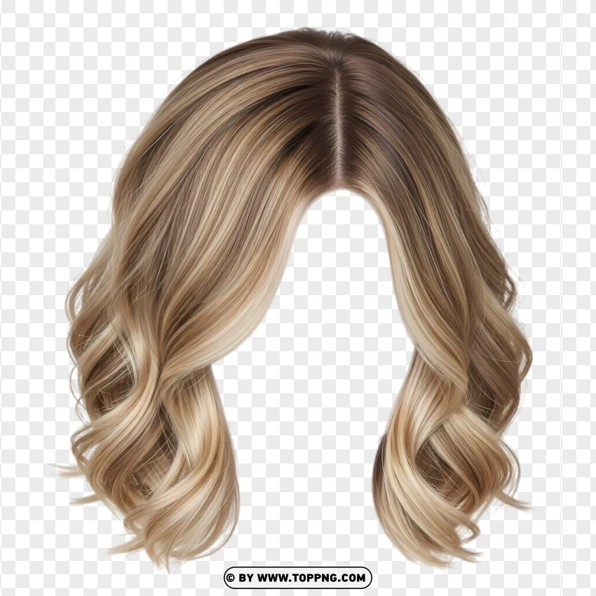 Golden blonde beach waves – loose, long, flowing