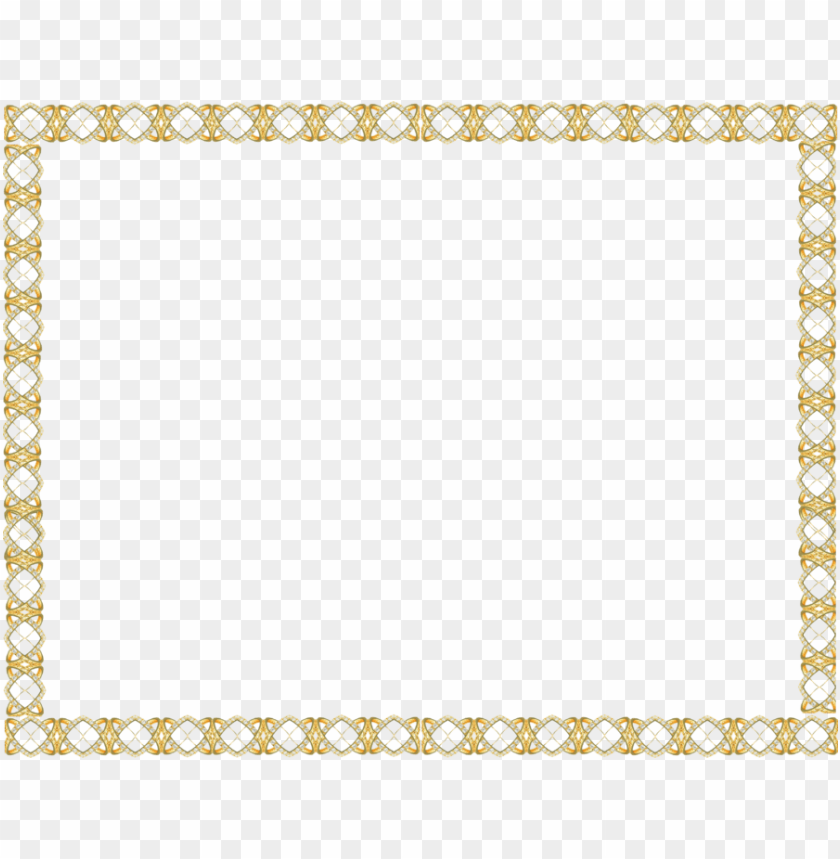 golden border PNG image with transparent background | TOPpng