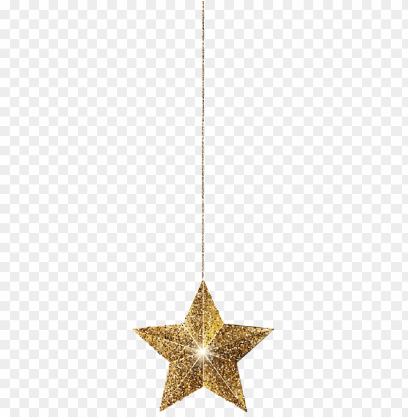 golden hanging star
