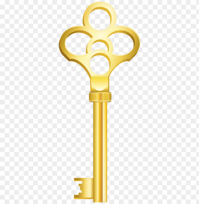 golden key clipart png photo - 45750