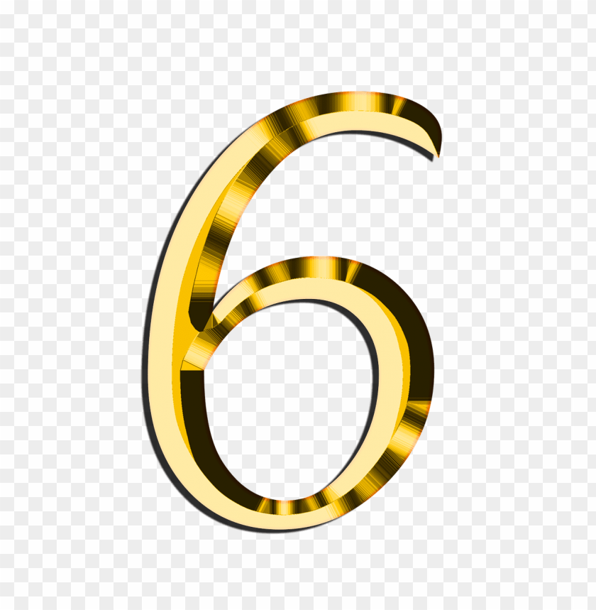 miscellaneous, numbers, golden number 6, 