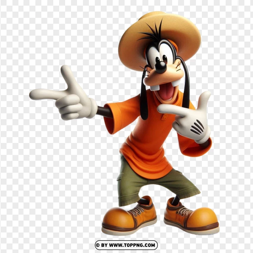 Goofy With A Hat PNG Transparent Background