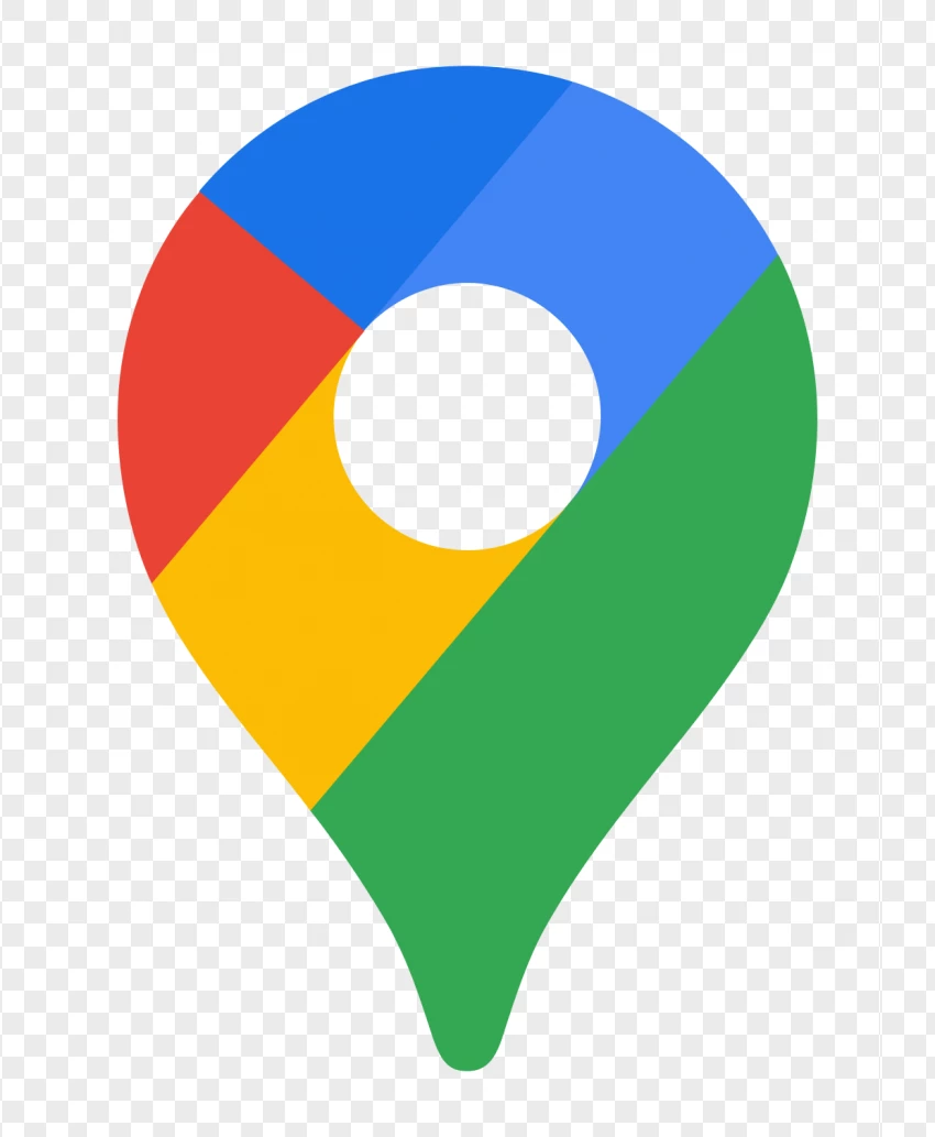 Google Maps Icon Design PNG Transparent Background