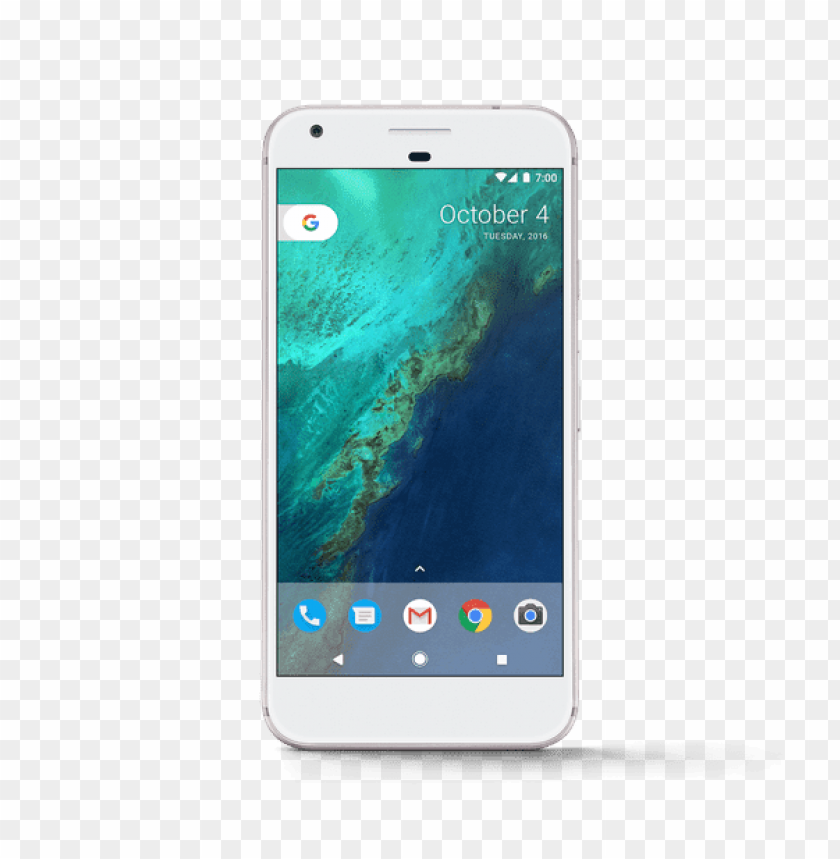 Transparent Background PNG of google pixel 1 white - Image ID 25910
