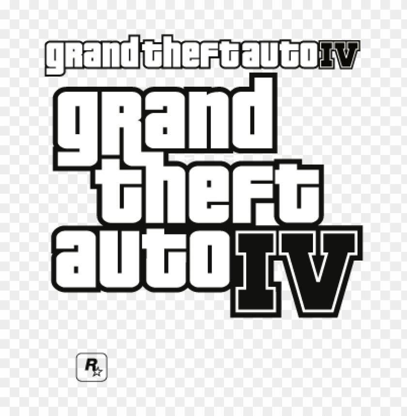 Grand Theft Auto Iv Logo Vector Free