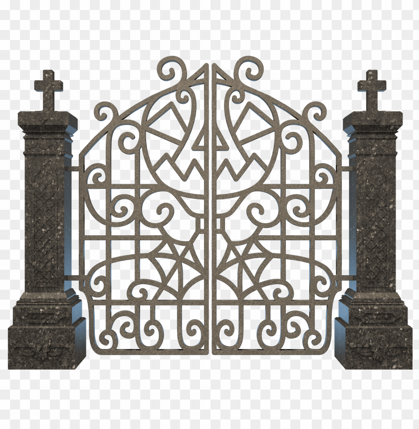 graveyard gate PNG transparent with Clear Background ID 118307